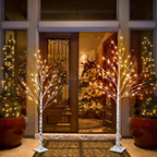 Árvore de Natal Bétula com 24 LEDs de 60 cm