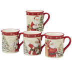 Conjunto de Louça de Natal Holiday Wishes – 16 Peças