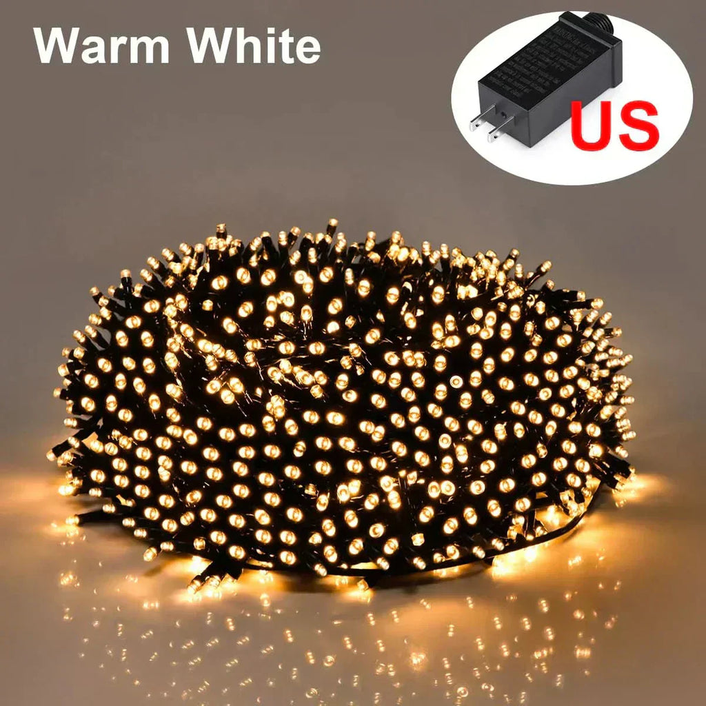 Luzes de Natal LED Impermeáveis - Encanto e Magia