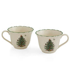 Kit 10 Peças de Porcelana - Estampa Árvore de Natal