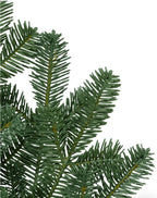 Árvore de Natal White Spruce Verde com Galhos Articulados, Suporte Metálico e Micro LEDs Embutidos